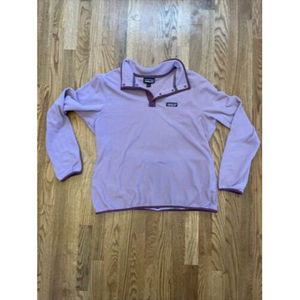 Women’s purple Patagonia pull over jacket/sweatshirt. size XL